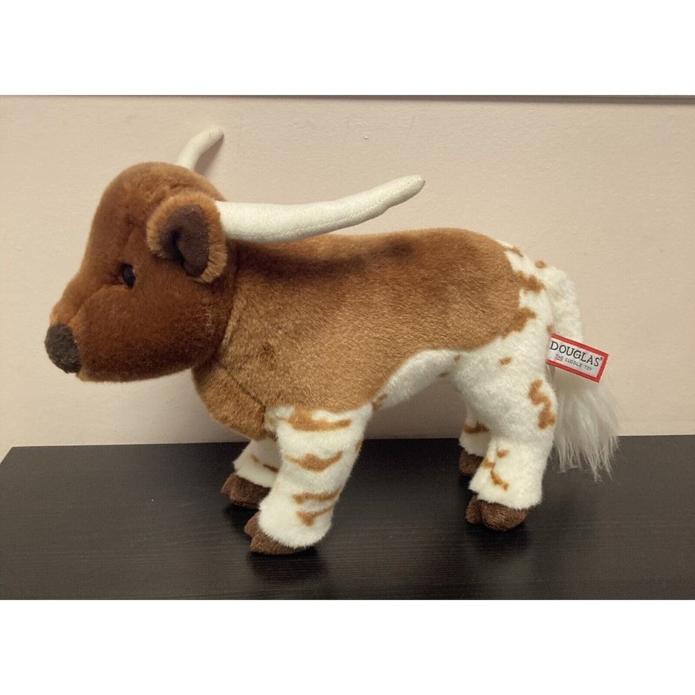 Douglas Cuddle Toys Zeb Longhorn Steer 2015 Plush #1843 Stuffed Animal Toy